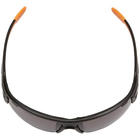 Klein Tools Safety Glasses, Semi-frame Gray 60162